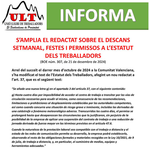 Descans dels treballadors